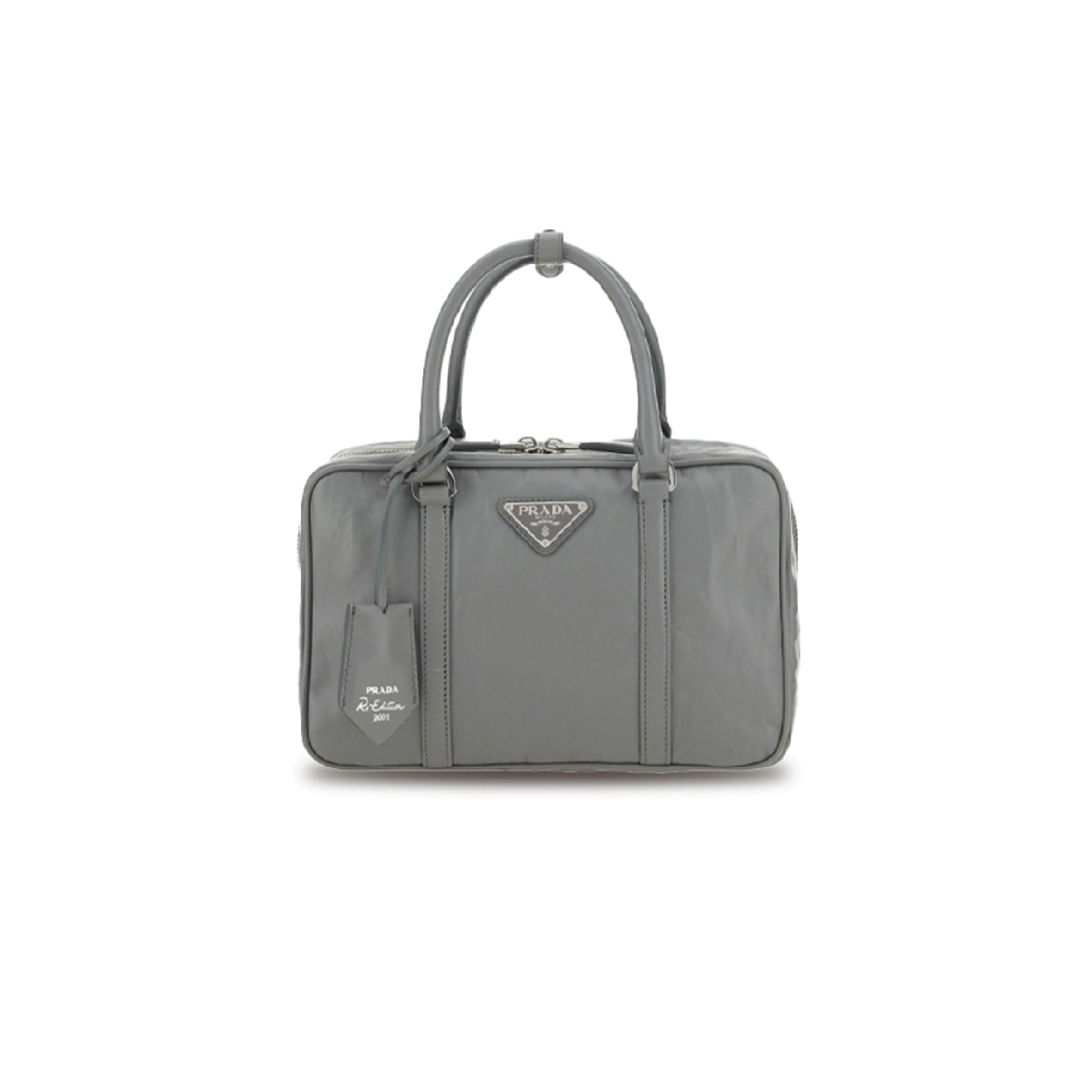 Pra*a medium nappa leather top handle bag 1bb092 (24*15.5*7cm)